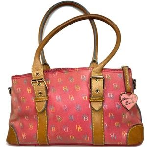 Dooney and Bourke Vintage Red/Pink Y2K with 🌈Rainbow Zipper 🌈